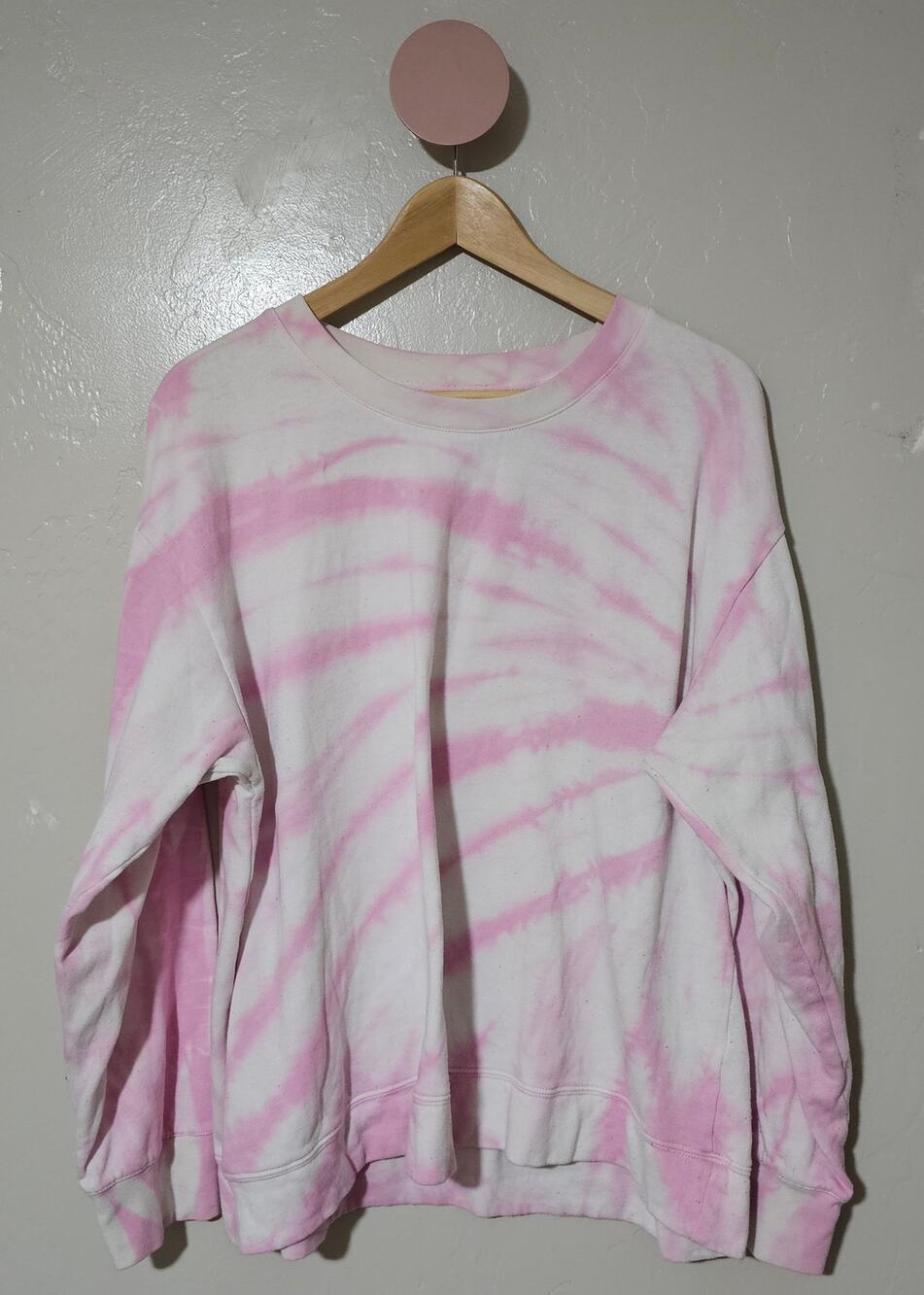 Splendid Pink Tie Dye Sweatshirt